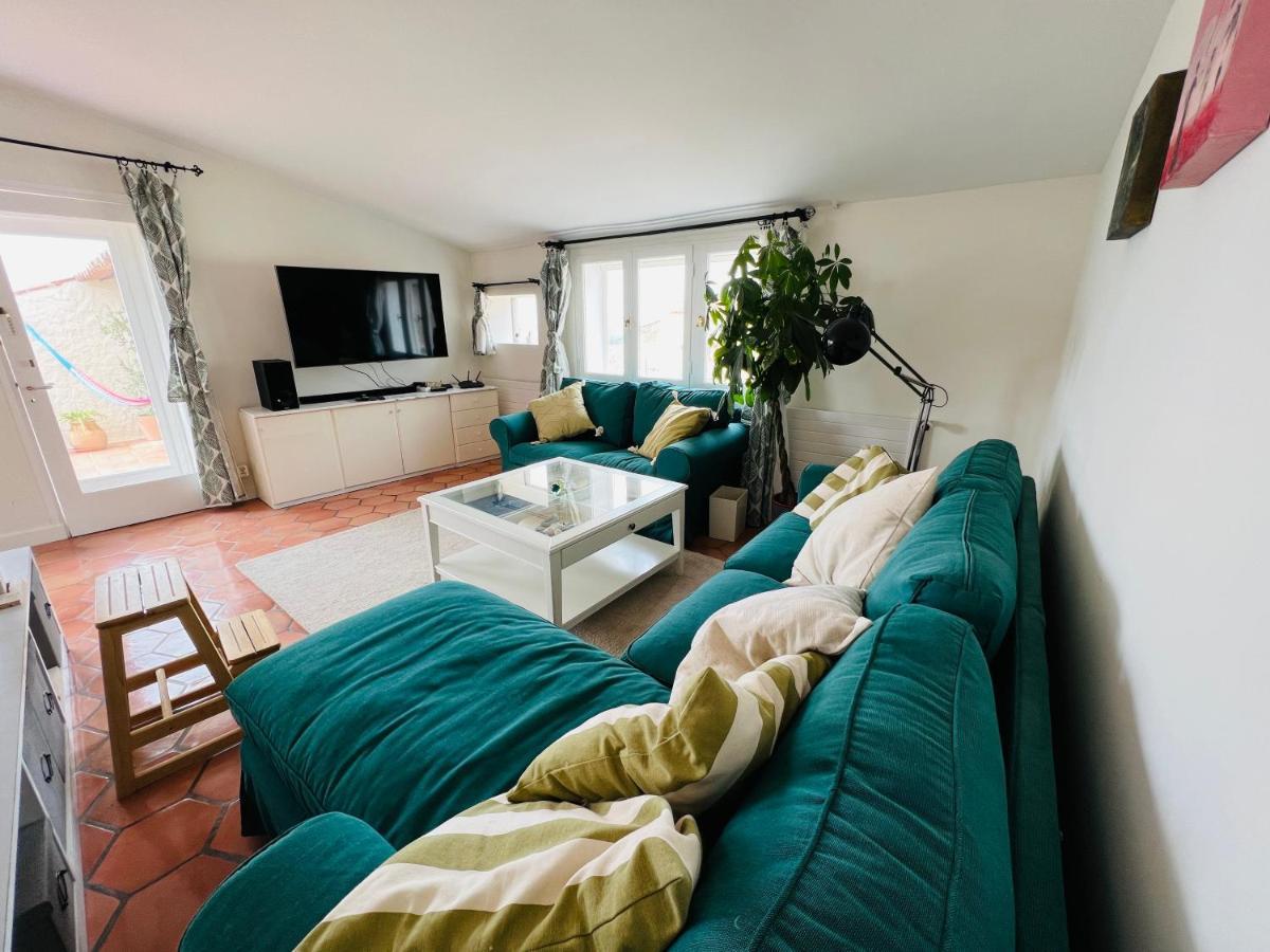 Penthouse Studio Privee Couple Ou Famille- La Maison Searle A Tourtour Exterior photo