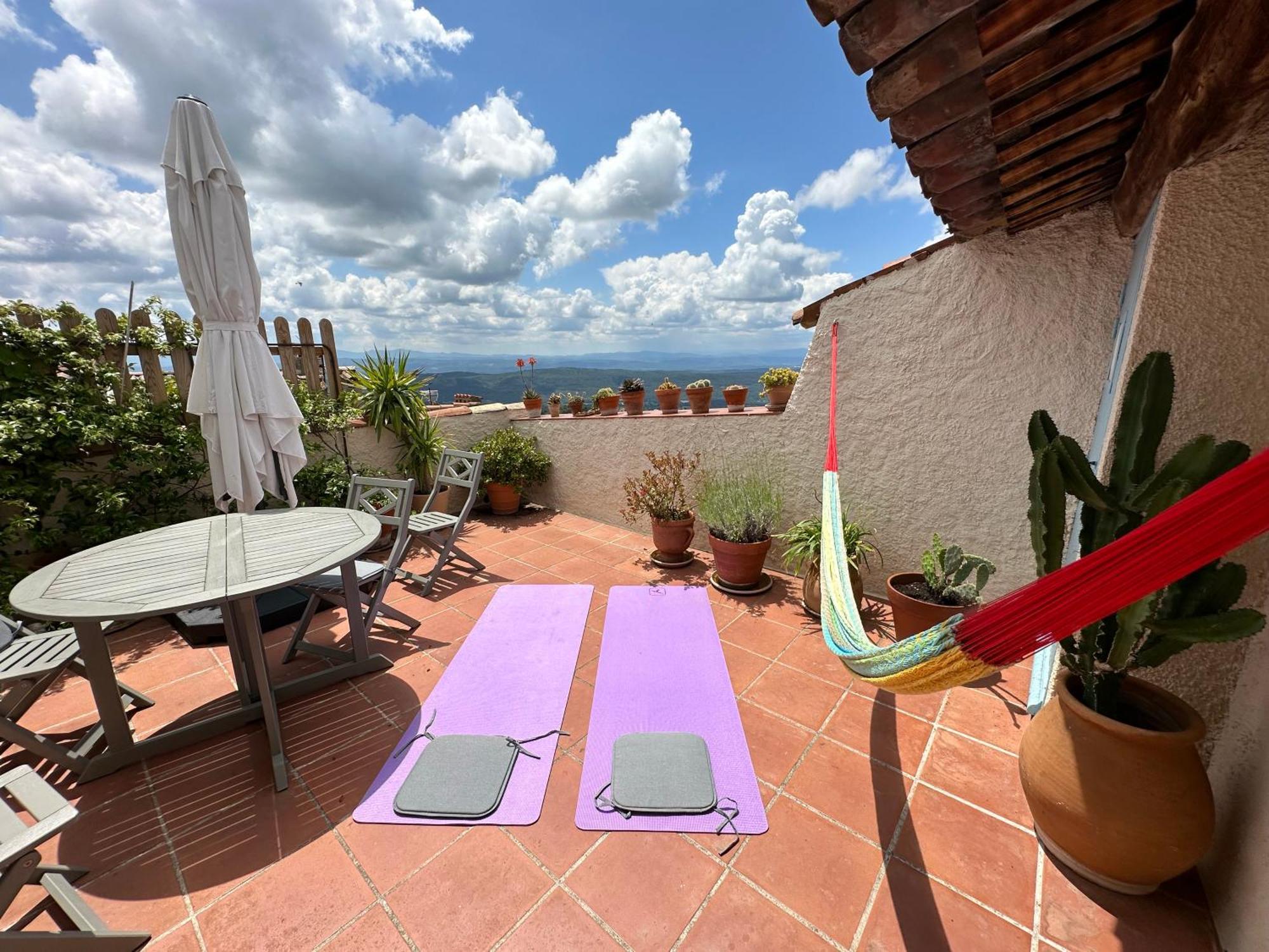 Penthouse Studio Privee Couple Ou Famille- La Maison Searle A Tourtour Exterior photo